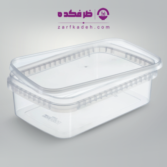 ظرف یکبار مصرف ۱۵۰۰ سی‌سی آرین مناسب مایکروویو برای سرو غذای خانواده
