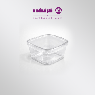 نمای ظرف کوچک دسری یک‌بار مصرف رز مدل 35cc